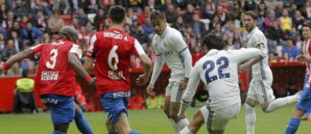 Victorie cu emoții pentru Real Madrid la Gijón